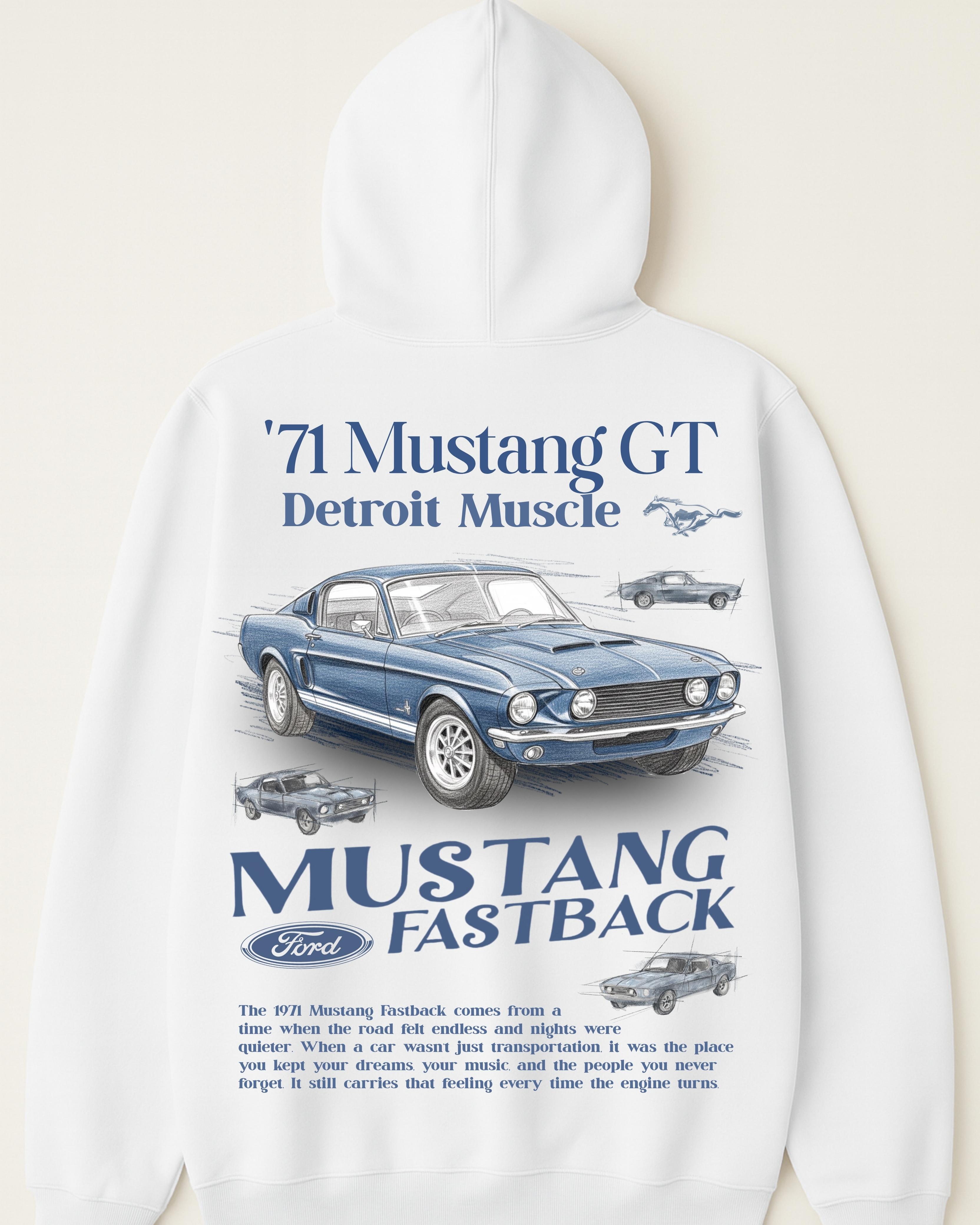 VintageDrive ’71 Mustang GT Hoodie